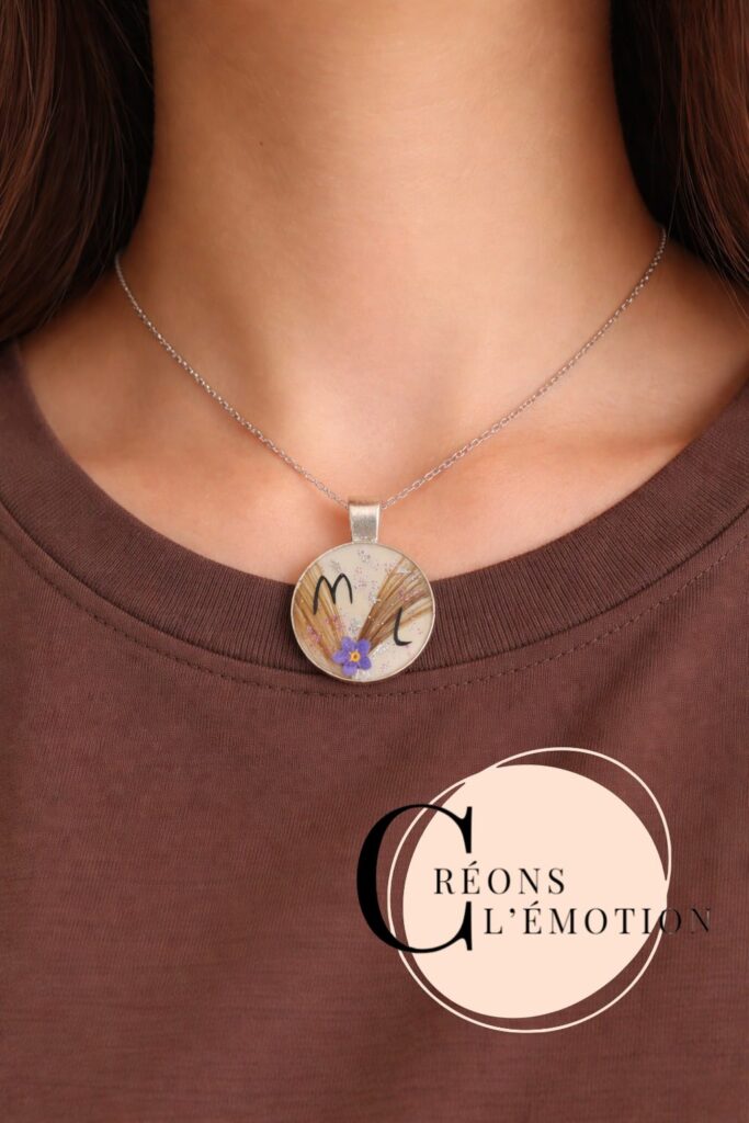 collier souvenir personnalisé bijou émotion