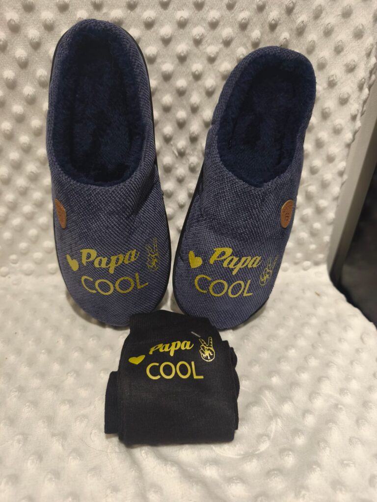 coffret chaussons et chaussettes personnalisés cadeau