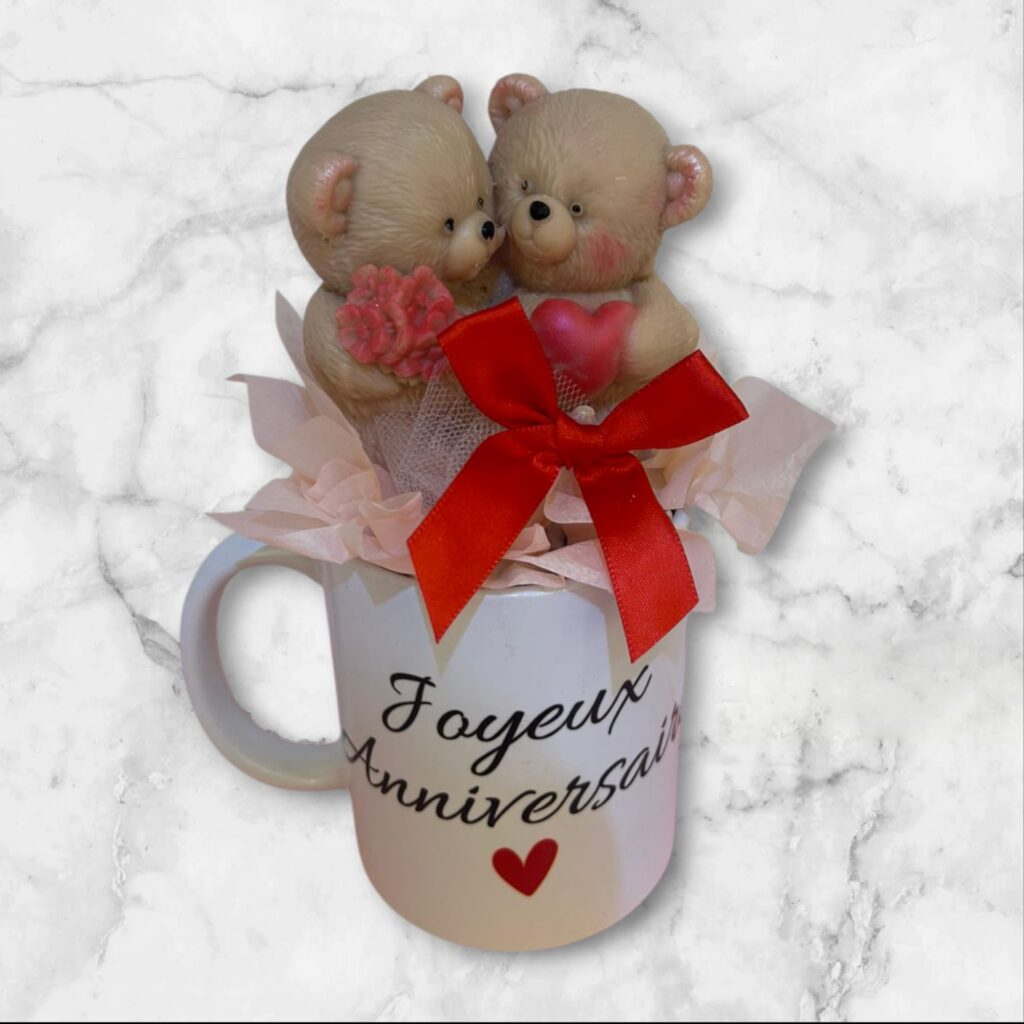 coffret mug personnalisé fondants parfumés cadeau cocooning