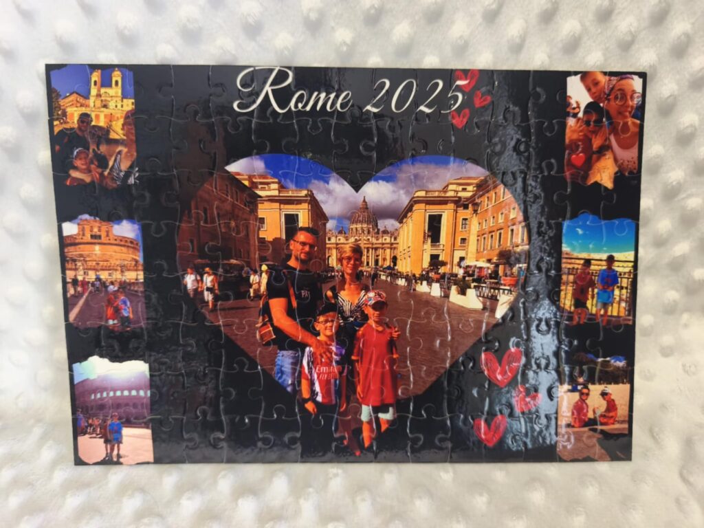 puzzle personnalisé A4 120 pièces avec photo