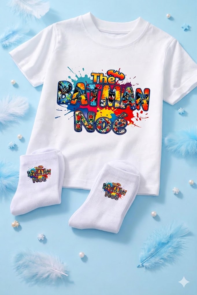 Tee shirt + 1 paire de chaussette – Image 2