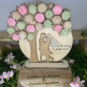 Arbre Mariés avec fondants parfumés