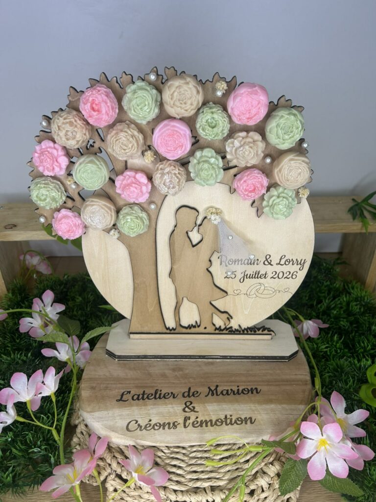 Arbre Mariés avec fondants parfumés